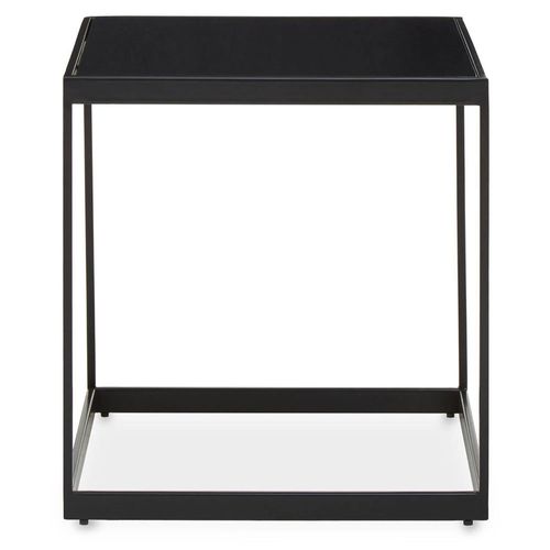 Genoa Black Square Side Table