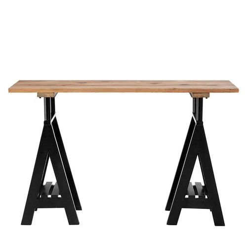 Hampstead Pine Wood and Metal Console Table