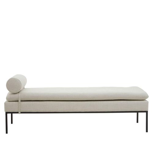 Harley Grey Linen Fabric Day Bed