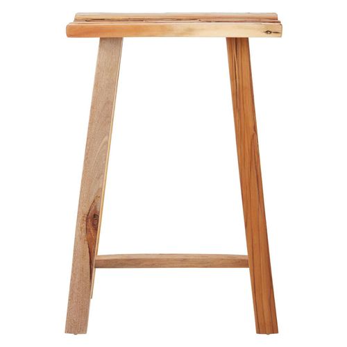 Kendari Teak Wood Square Stool
