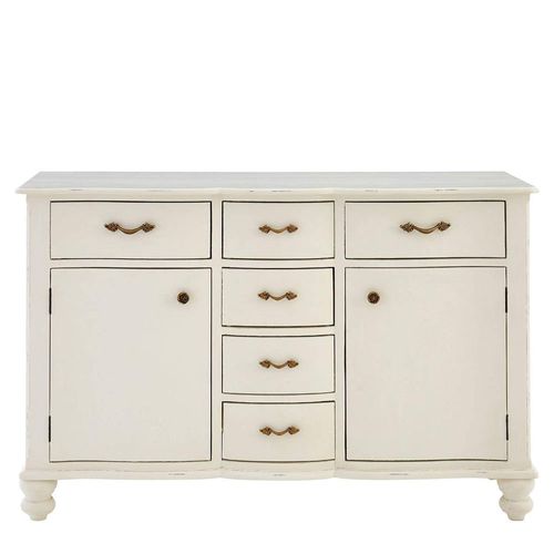 Loire White 2 Door Medium Sideboard - 130cm