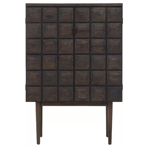 Lucca Dark Oak 2 Door Hall Cabinet