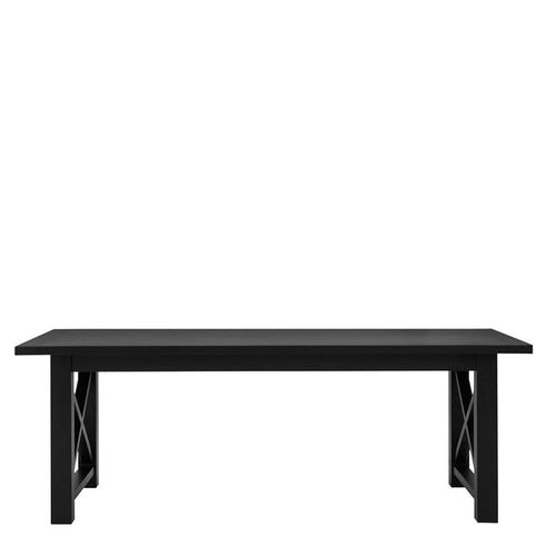 Lyon Black 8 Seater Dining Table - 220cm