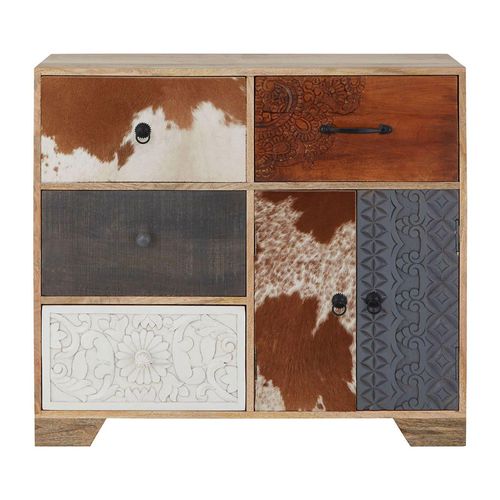 Marwar Mango Wood 2 Door Small Sideboard - 90cm