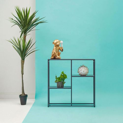 Acero Black Metal Shelving Unit