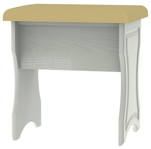 Crystal Cashmere Padded Dressing Stool