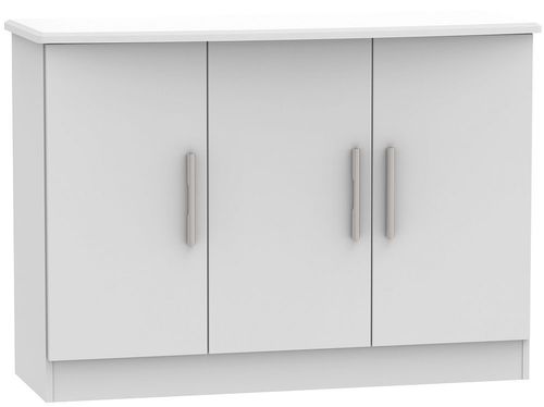 Knightsbridge Grey Small Sideboard - 3 Doors