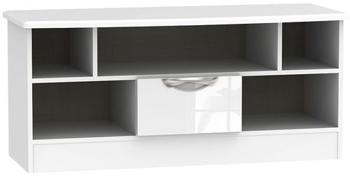 Camden White Gloss 110cm TV Unit