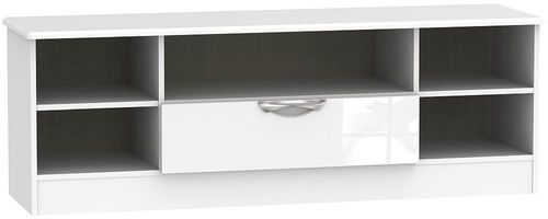 Camden White Gloss 145cm Wide TV Unit