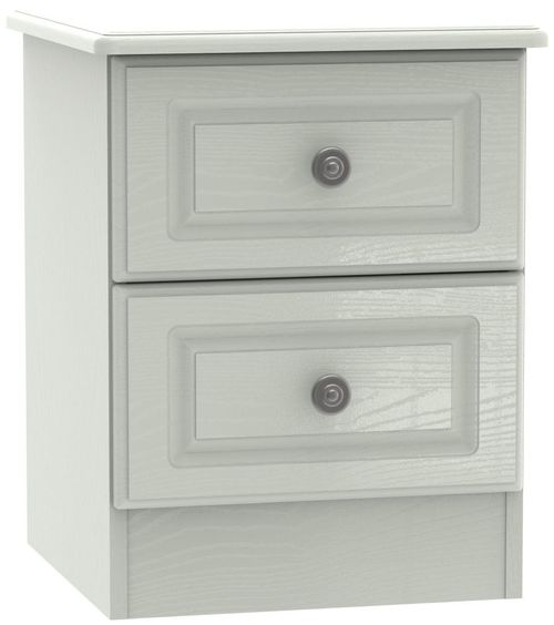 Pembroke Cashmere 2 Drawer Bedside Cabinet
