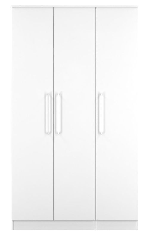 Worcester White 3 Door Tall Triple Wardrobe