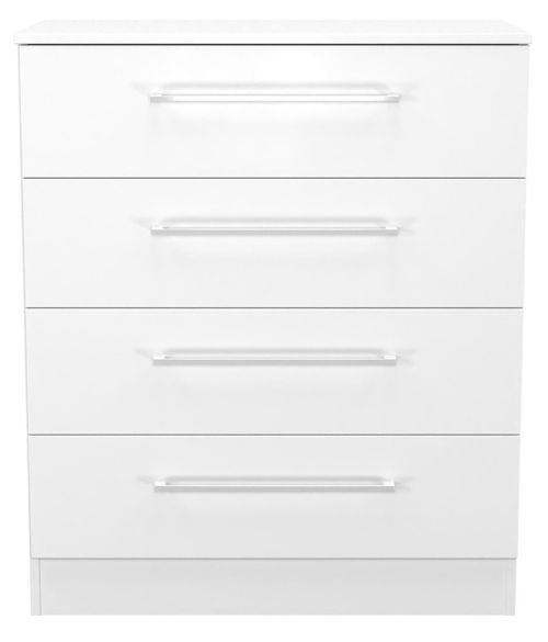 Worcester White 4 Drawer Chest