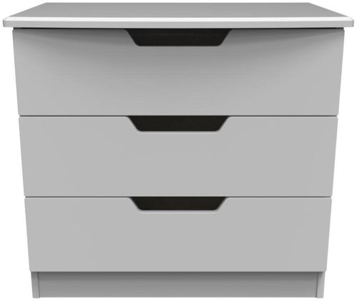 Bella Grey 3 Drawer Small Chest