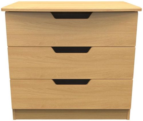 Bella Oak Effect 3 Drawer Small Chest