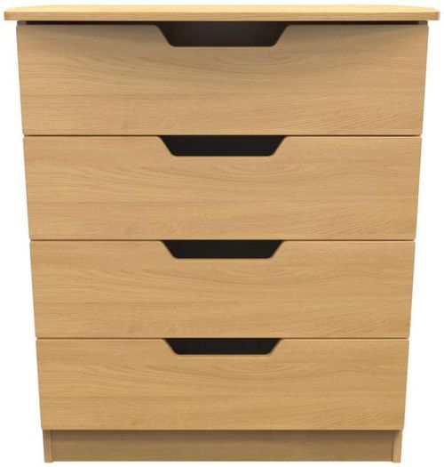 Bella Oak Effect 4 Drawer Chest