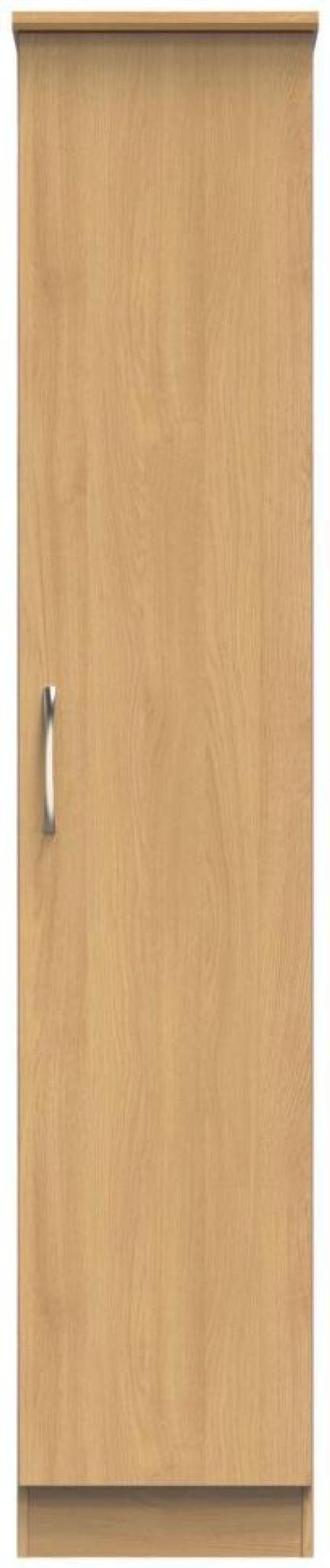 Eve Oak Effect 1 Door Single Tall Wardrobe