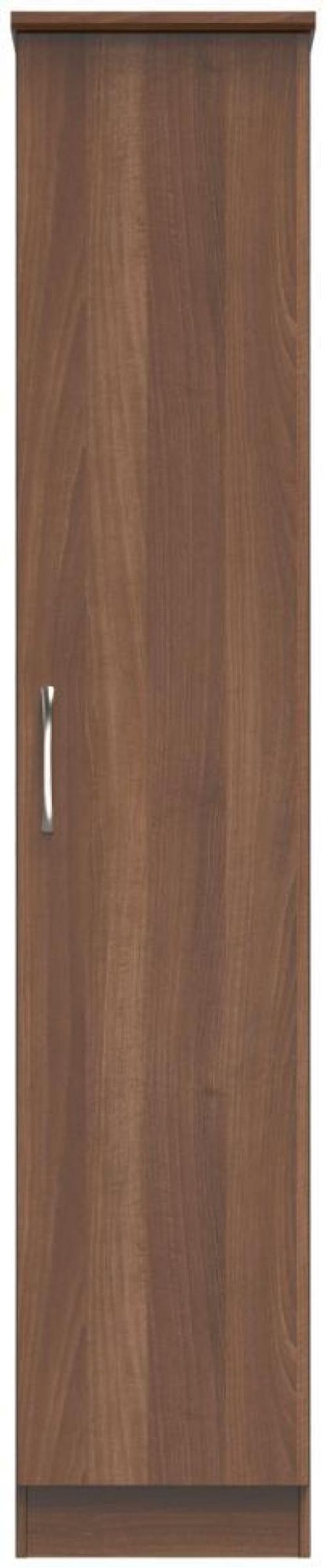 Eve Walnut Effect 1 Door Single Wardrobe