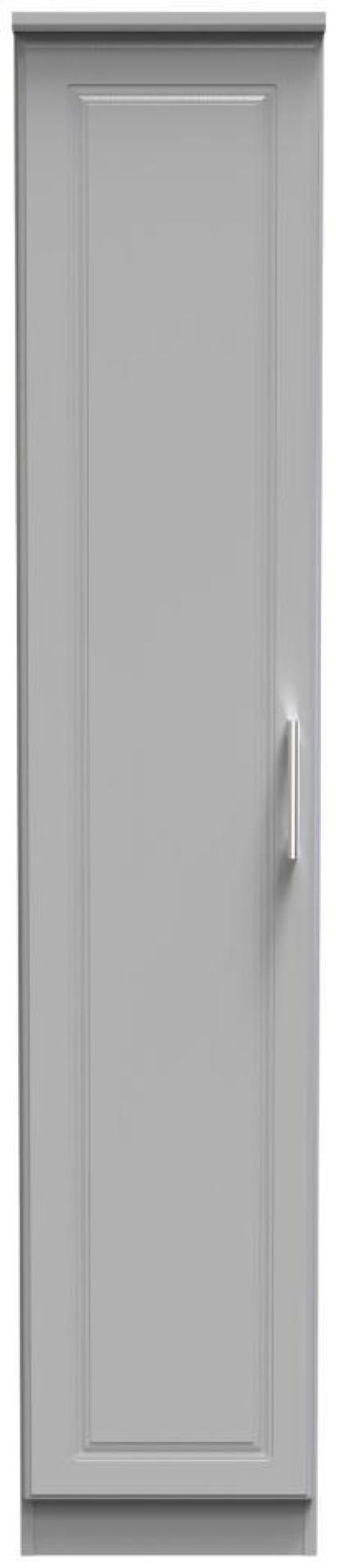 Gina Grey Ash 1 Door Single Wardrobe