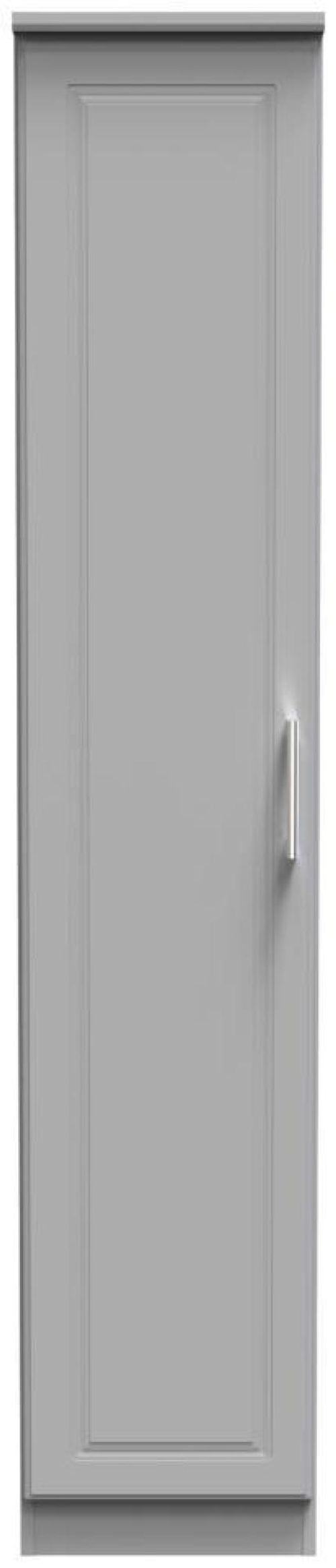 Gina Grey 1 Door Single Wardrobe