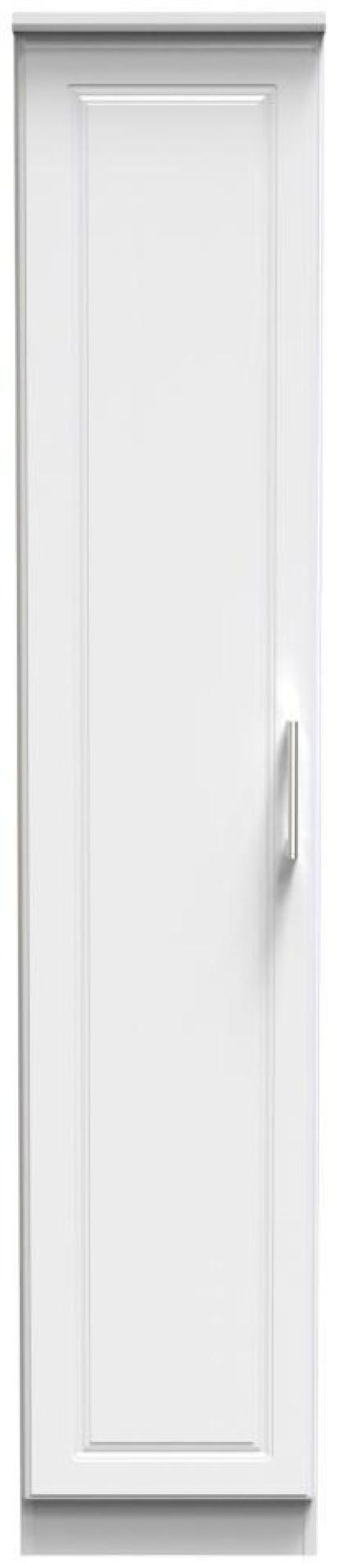 Gina White 1 Door Single Wardrobe