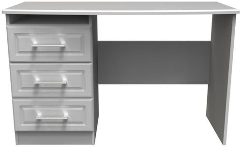 Gina Grey Ash 3 Drawer Desk