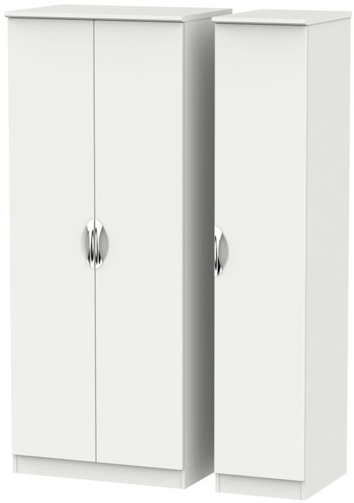 Camden Grey 3 Door Triple Wardrobe