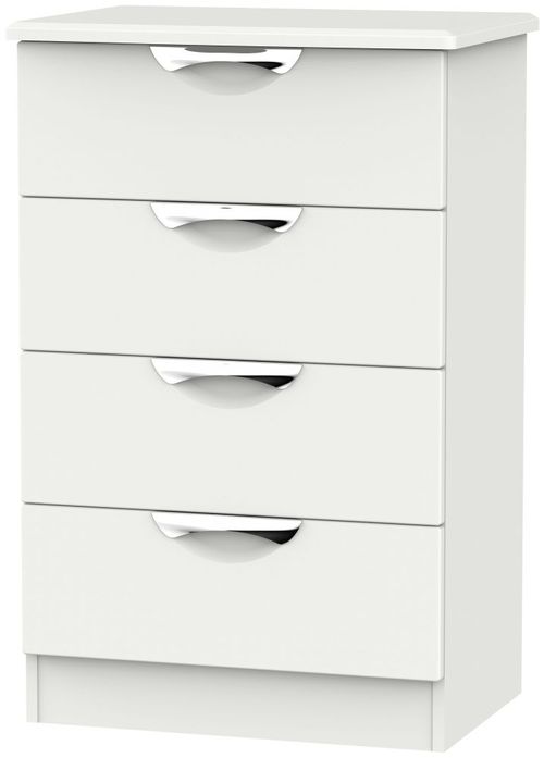 Camden Grey 4 Drawer Midi Chest