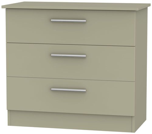 Contrast Mushroom 3 Drawer Small Chest
