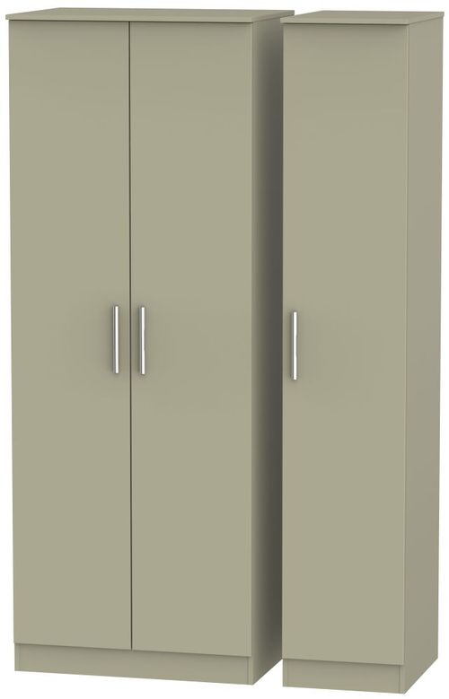 Contrast Mushroom 3 Door Tall Triple Wardrobe