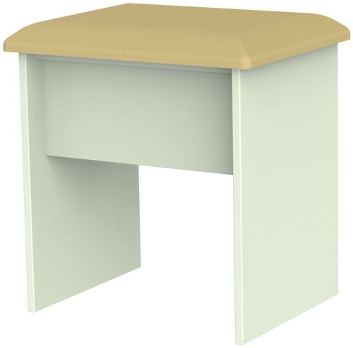 Contrast Cream Padded Dressing Stool