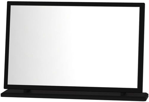Knightsbridge Black Gloss Large Dressing Mirror