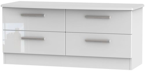 Knightsbridge White Gloss Bed Box