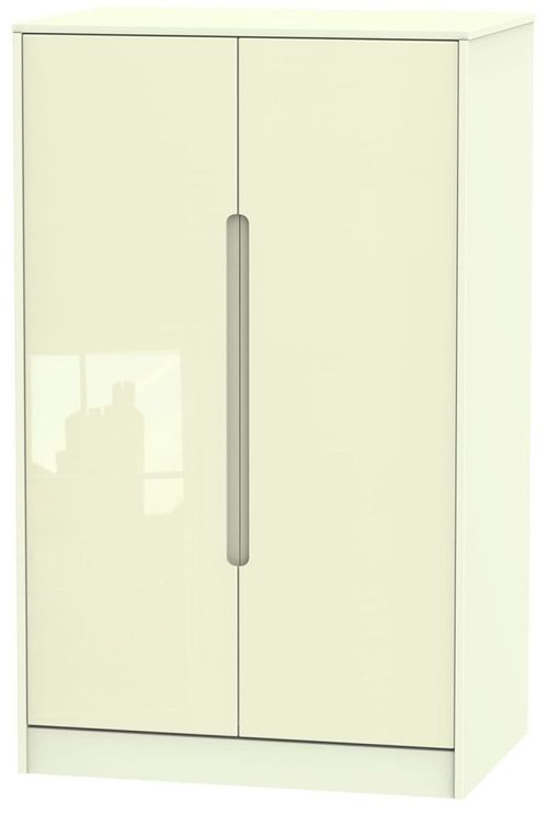 Monaco Cream Gloss Midi Wardrobe