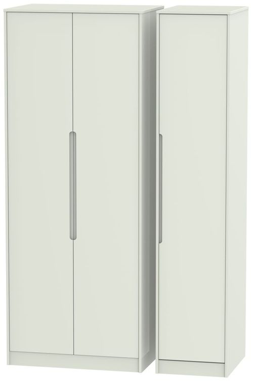 Monaco Cashmere 3 Door Tall Triple Wardrobe