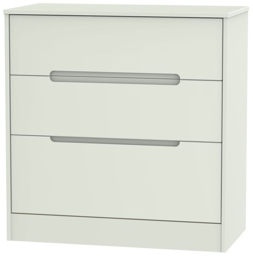 Monaco Cashmere Matt 3 Drawer Deep Chest