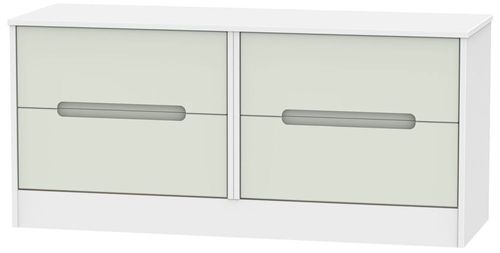 Monaco Cashmere and White Bed Box