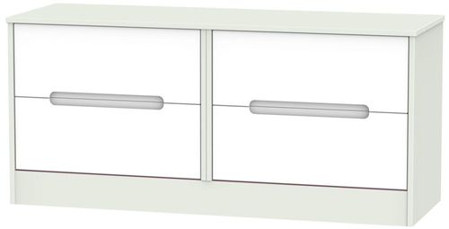 Monaco White and Cashmere Bed Box