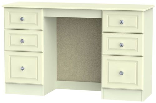 Pembroke Cream 6 Drawer Double Dressing Table