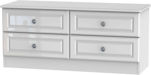 Pembroke White Gloss Bed Box