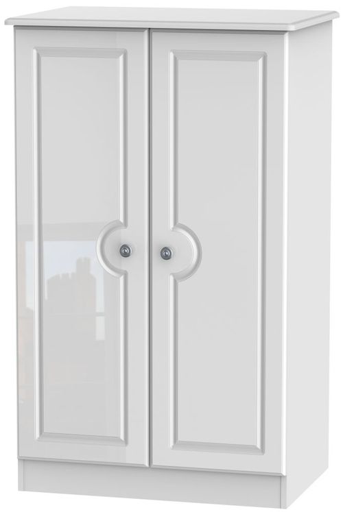 Pembroke White Gloss Midi Wardrobe