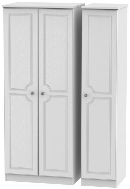 Pembroke White 3 Door Triple Wardrobe