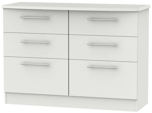 Sherwood Grey 6 Drawer Midi Chest