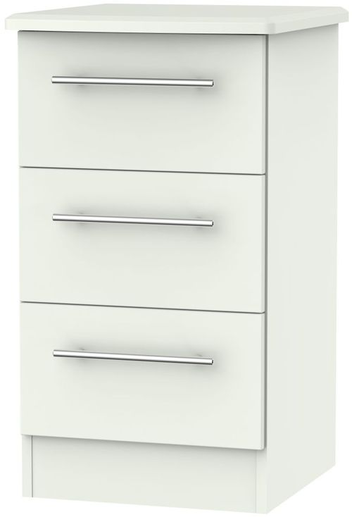 Sherwood Porcelain 3 Drawer Beside Cabinet