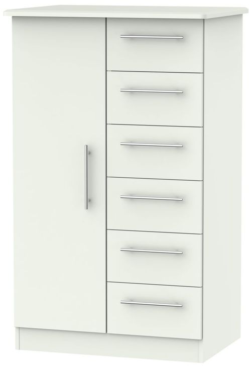 Sherwood Porcelain 1 Door Midi Wardrobe