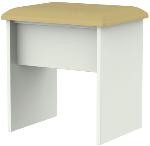 Sherwood Porcelain Padded Dressing Stool
