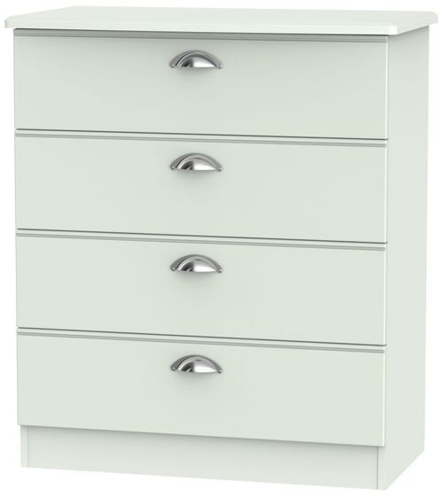Victoria Grey 4 Drawer Chest
