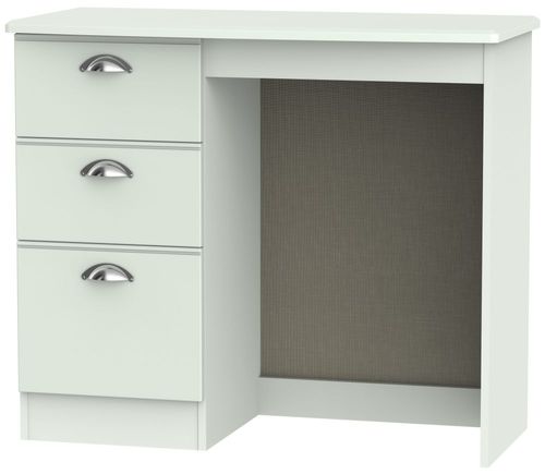 Victoria Grey 3 Drawer Single Dressing Table