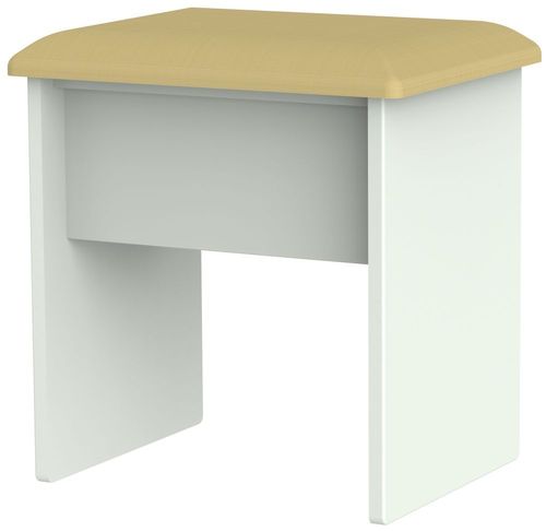 Victoria Grey Padded Dressing Stool