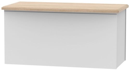 Victoria Grey and Riviera Oak Blanket Box