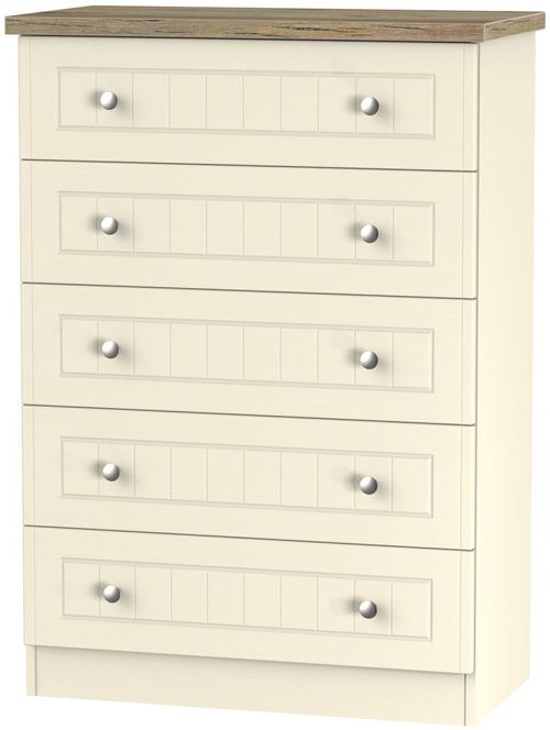 Vienna Cream 5 Drawer Chest